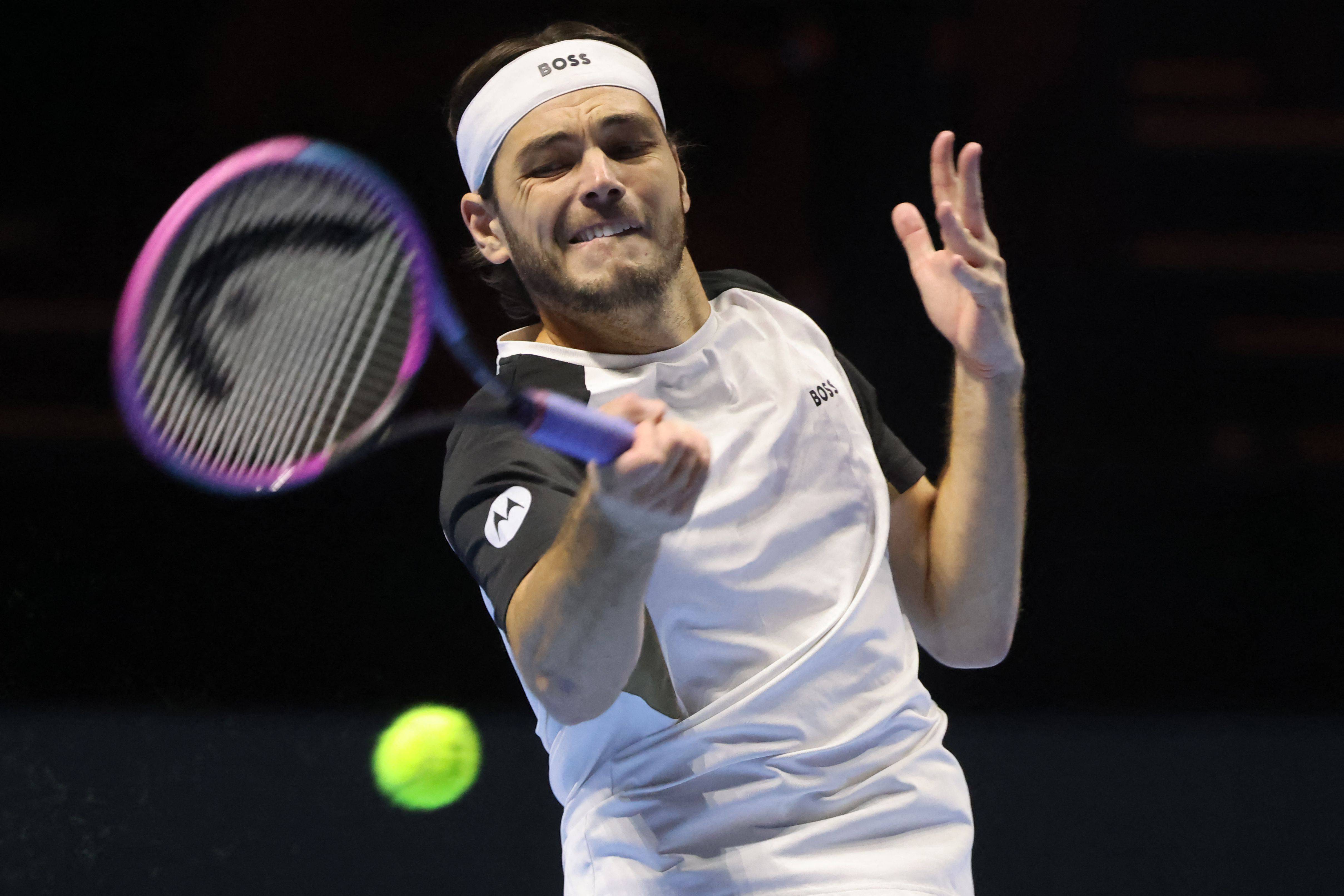 （外代二线）网球——沙特“六王大满贯”表演赛：弗里茨胜兹维列夫