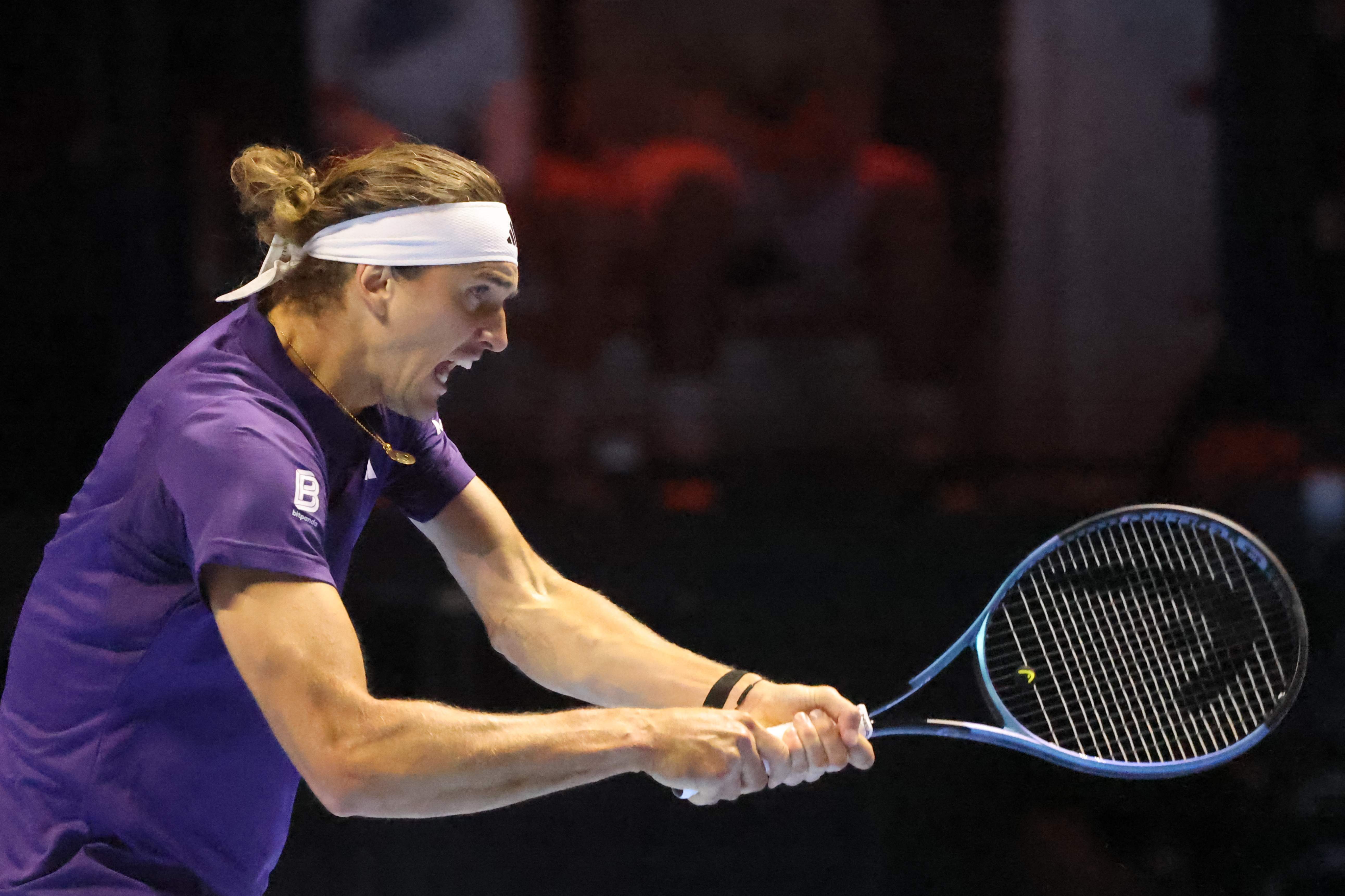 （外代二线）网球——沙特“六王大满贯”表演赛：弗里茨胜兹维列夫